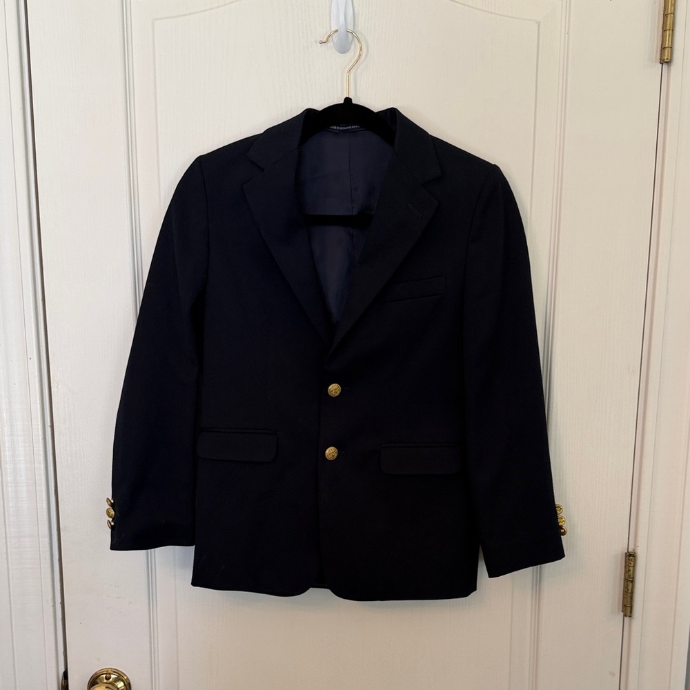 Class Club Black Jacket with Gold Buttons